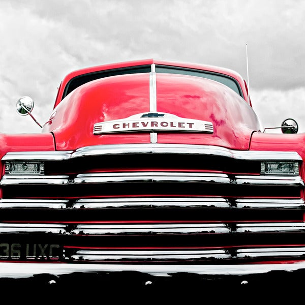 Paul Coghlin Color Photograph - Red Chevy