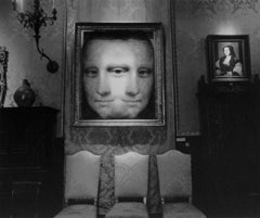 Jerry Uelsmann Black and White Photograph - Homage to Duchamp 2000