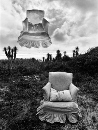 Jerry Uelsmann Black and White Photograph - Untitled 1977