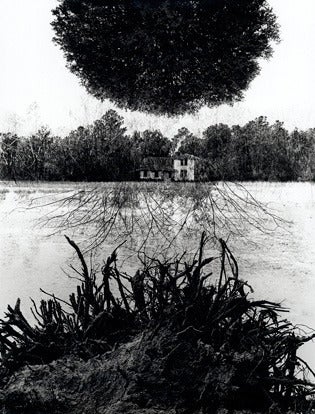 Jerry Uelsmann Black and White Photograph - Poet's House