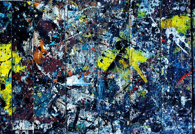 Color Photograph de Robert Weingarten - Jackson Pollock, Estudio 5