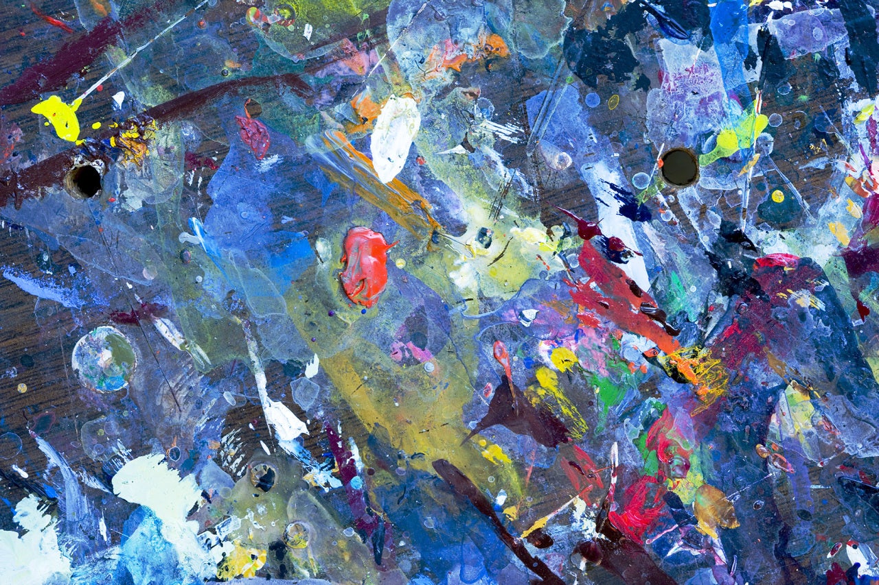 Robert Weingarten Abstract Photograph – Red Grooms, Studie 1