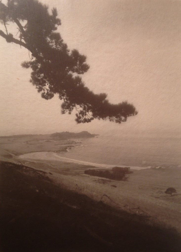 William E. Dassonville Black and White Photograph - Carmel Point