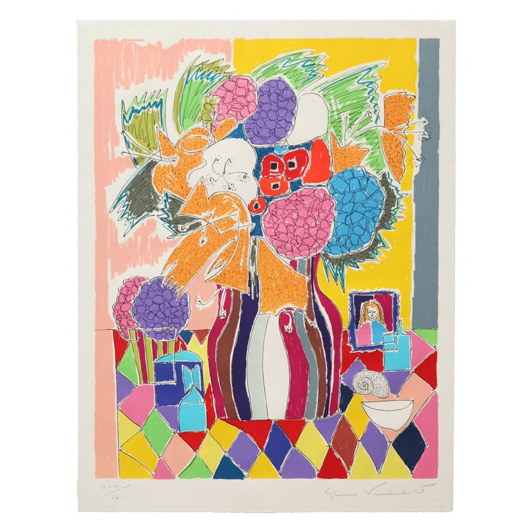 TIGER LILY - Print by Gloria Vanderbilt