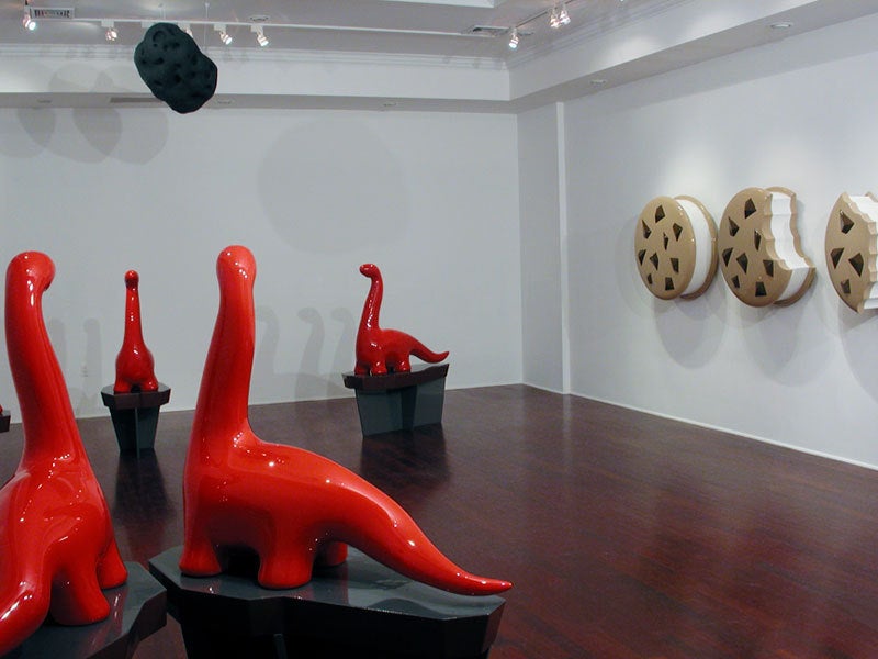 Toutes les bonnes choses... vue de l'installation DEAN PROJECT - Sculpture de Tim Berg & Rebekah Myers