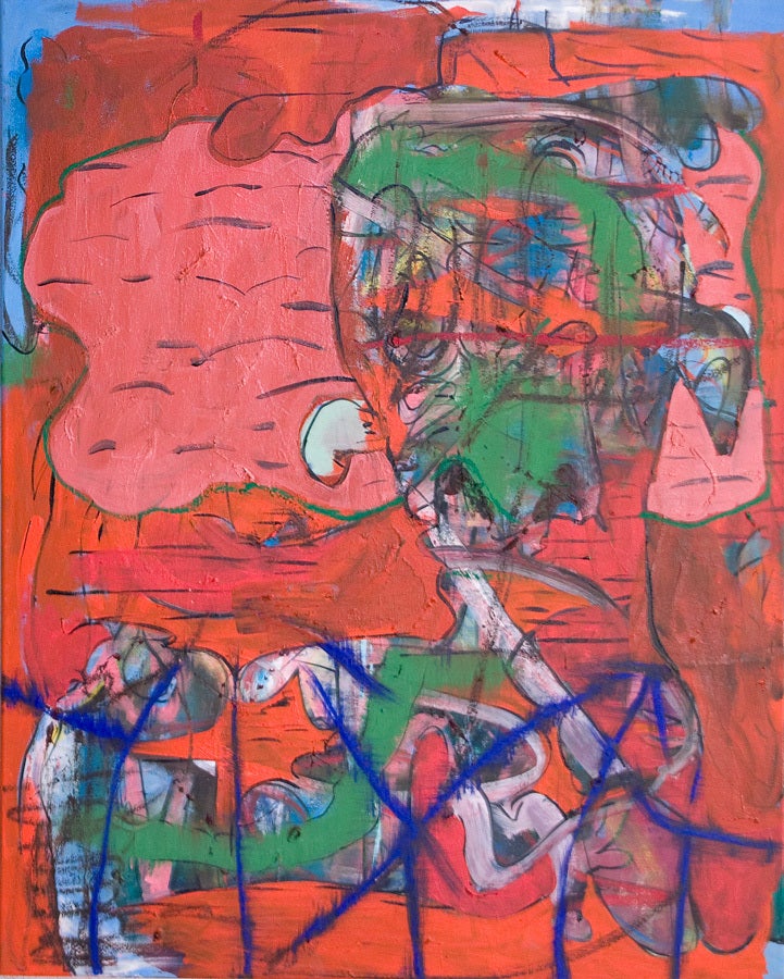 Nicholas Kashian Abstract Painting - Donkey