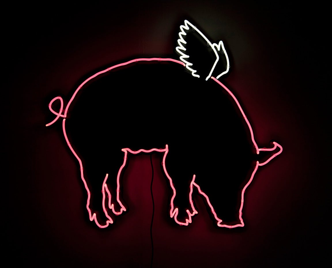 Pig with Wings - Mixed Media Art by Dan Bruce