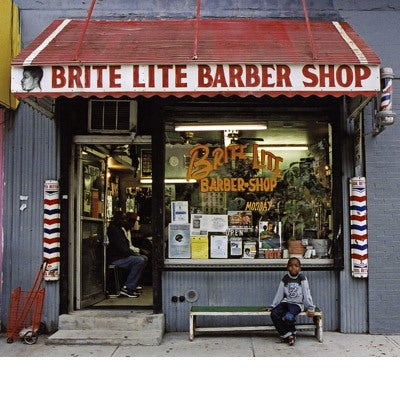 James Murray and Karla Murray Color Photograph - Brite Lite Barber Shop