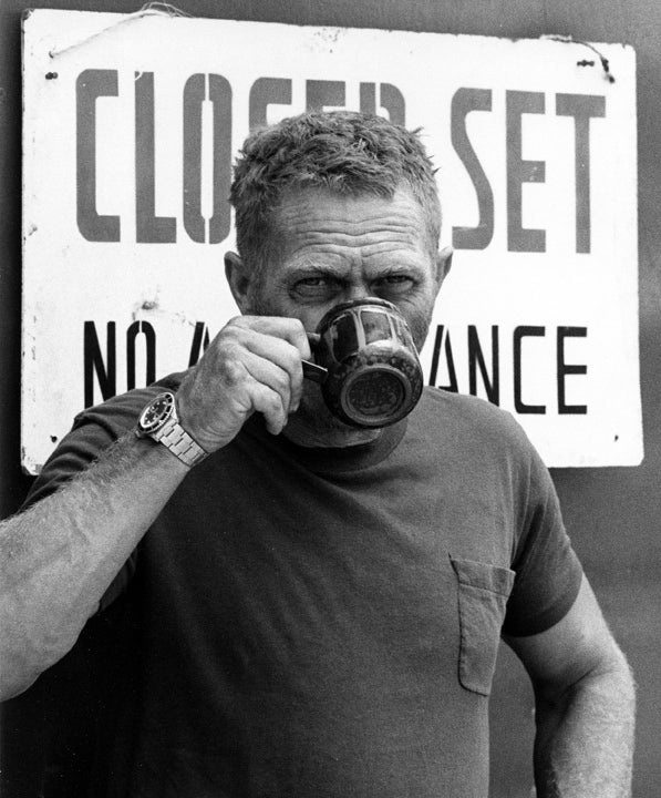 Ron Galella Black and White Photograph - Steve McQueen