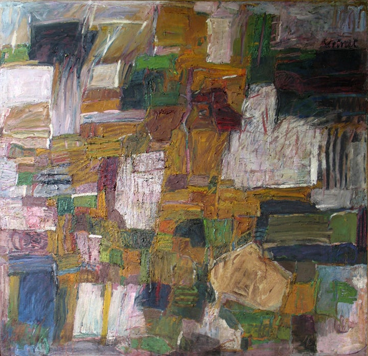 William Pachner Abstract Painting - Existential Landscape
