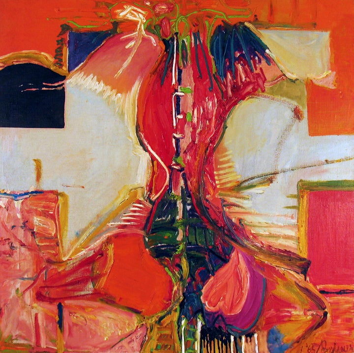 William Pachner Abstract Painting - Van Goghs Bed