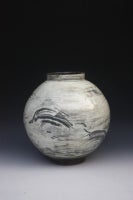 Puncheong Jar with Ash Glaze 1