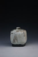 Puncheong Flat Bottle with Ash Glaze 2