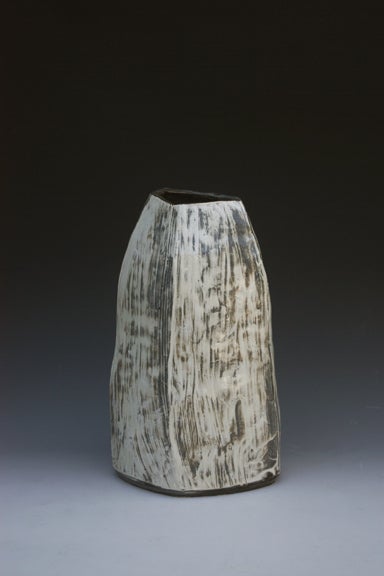 Puncheong Jar with Ash Glaze 7 - Sculpture by Kang hyo Lee