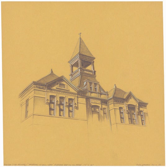 Webster School - Art by Glen Hansen