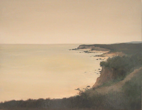 View West, Montauk - Painting by Leslie Horan Simon