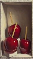 3 Candy Apples With 2 White Boxes