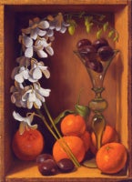 Dendrobium Orchid With Clementines and Chestnut
