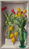 Yellow And Pink Tulips