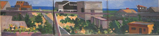 John Laub Landscape Painting - Beach Hill View