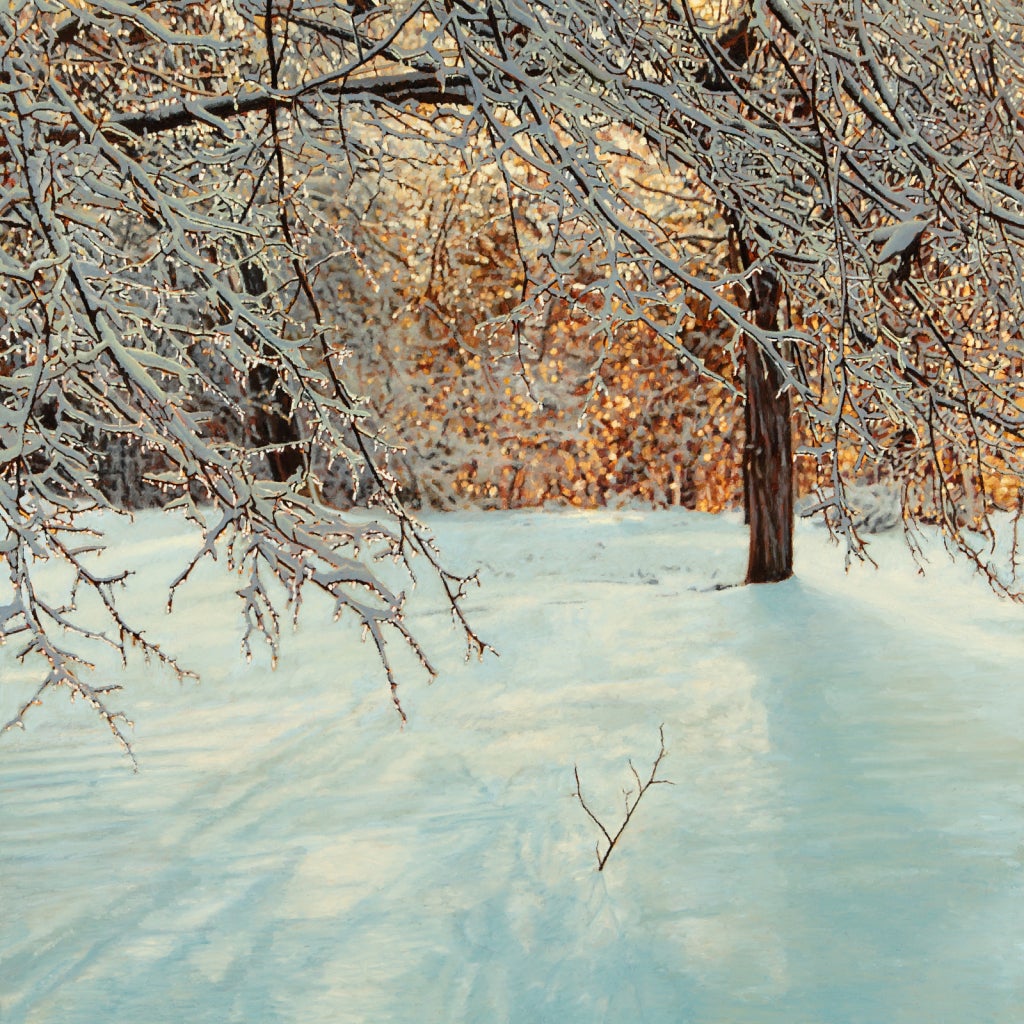 Jeffrey Vaughn Landscape Painting - Ice Branches