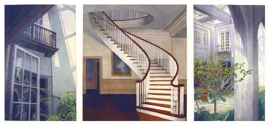 Leigh Behnke Interior Art - Winterthur Spiral