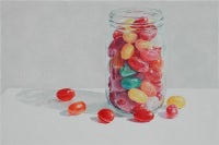 Glass Jar With Jelly Beans