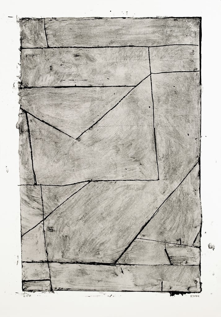 Richard Diebenkorn Abstract Print – Reise auf dem Boden:: RTP