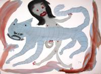 Lady Standing by Her Tiger