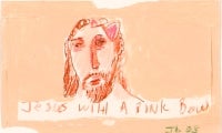 Jesus with a Pink Bow