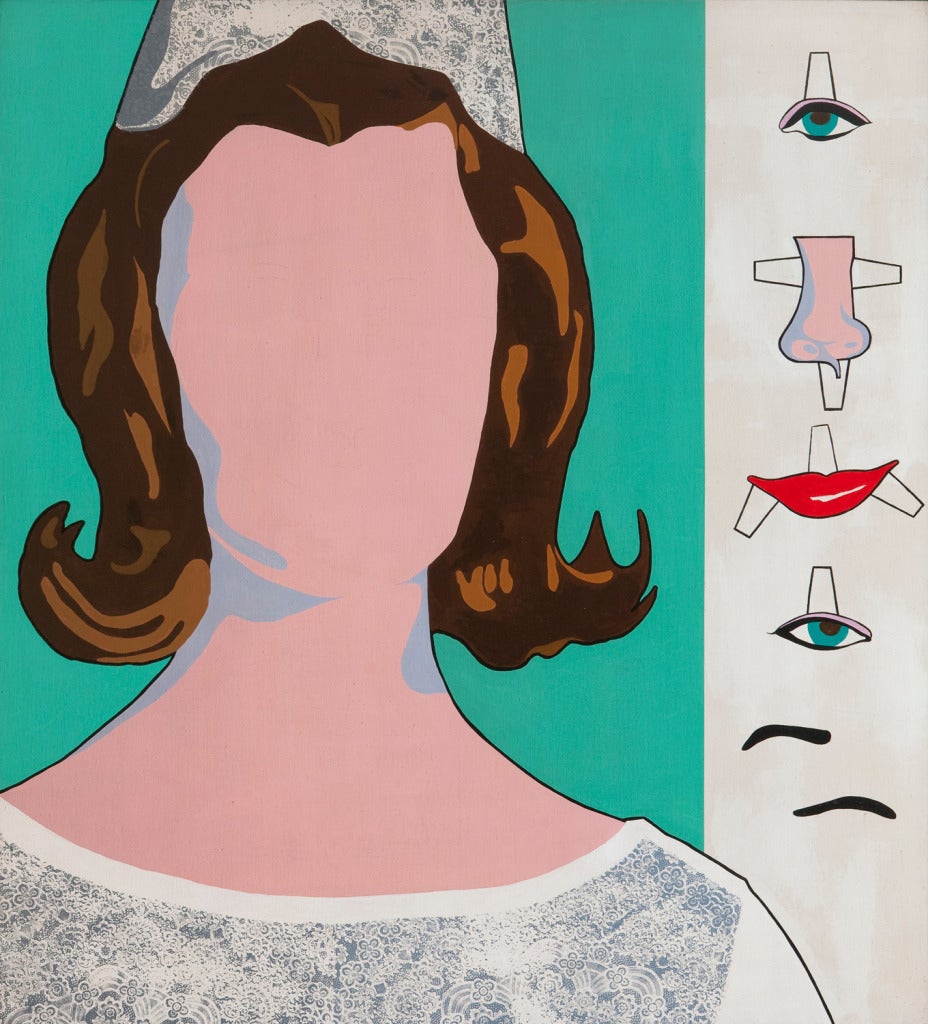 La sposa - Painting di Allan D'Arcangelo