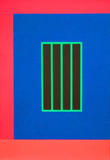 Untitled - Painting by Peter Halley
