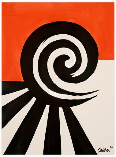 Banner - Painting by Alexander Calder