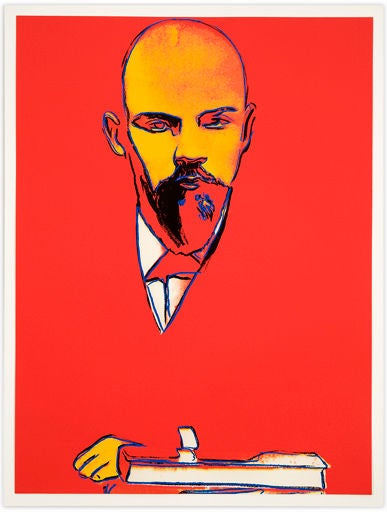Andy Warhol - Red Lenin at 1stDibs