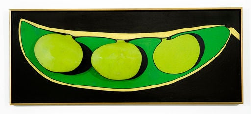 Green Horizontal - Sculpture by Marjorie Strider