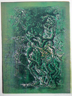 Abstract Figure in Green