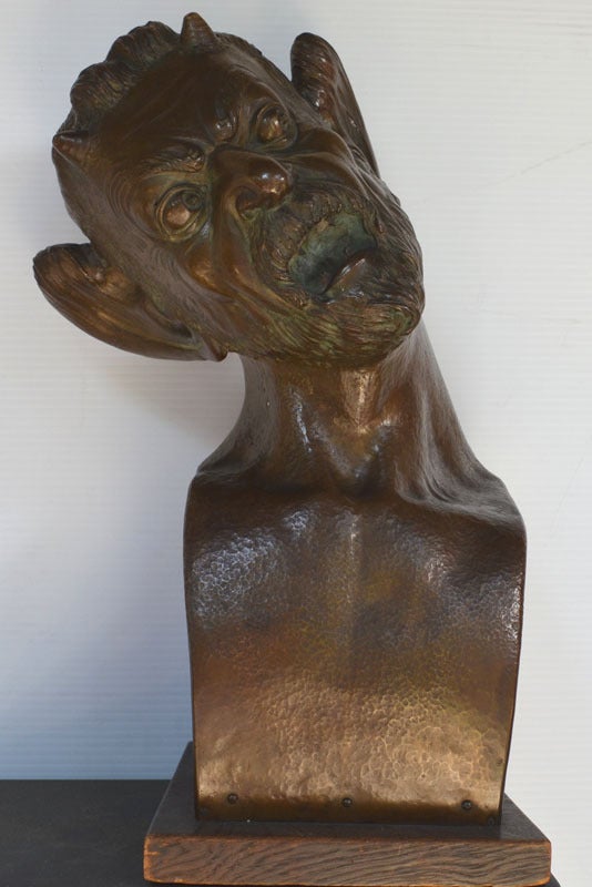 Max Zeitz Figurative Sculpture – Satyr