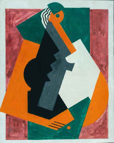 Albert Gleizes Abstract Painting - Figure Cubiste