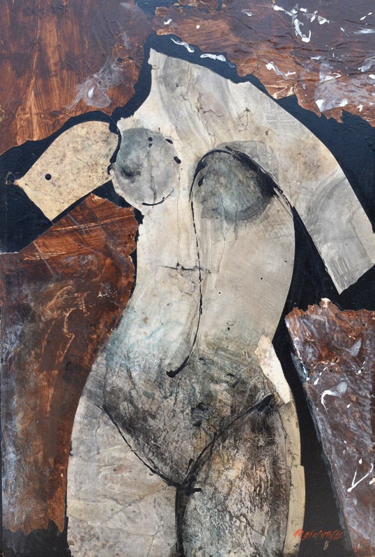 Abstract Painting Robert McIntosh - Femme moderne n°1