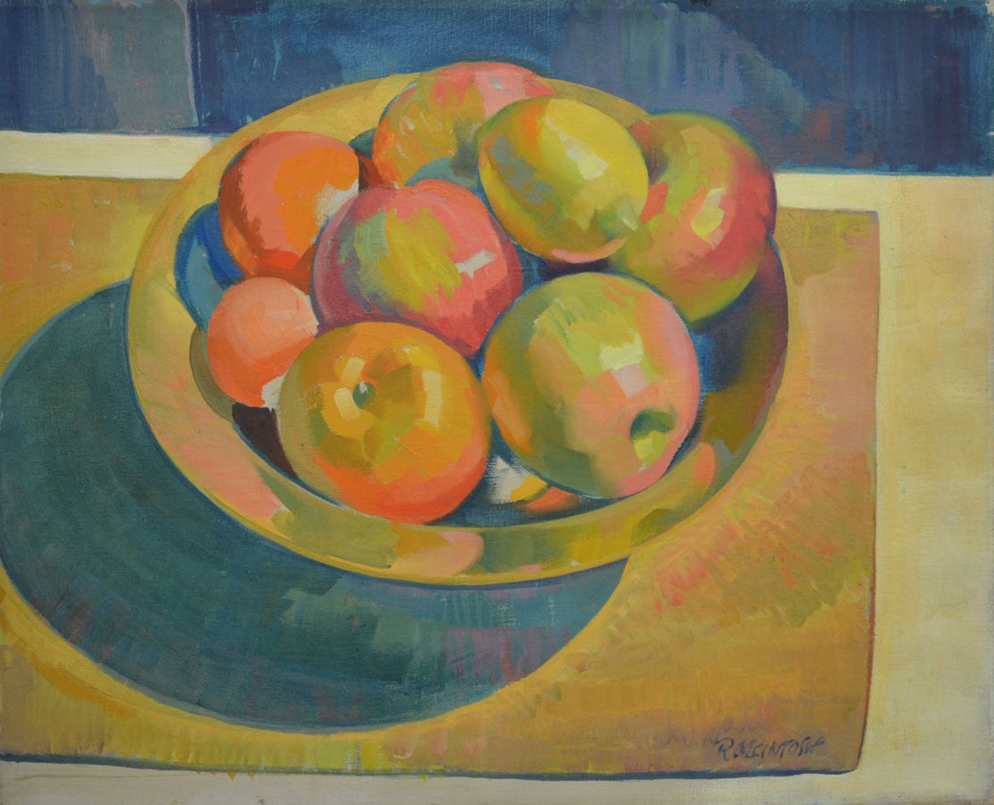 Robert McIntosh Still-Life Painting - Fruit Bowl