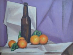 Vintage Oranges and Bottle