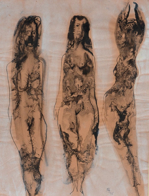 Ron Blumberg Figurative Art – Drei Grazien