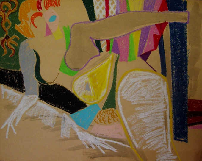 Jirayr Hamparzoom Zorthian Figurative Painting – Nude en repose
