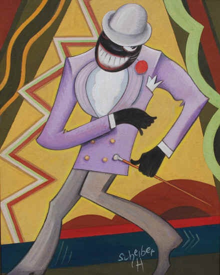 Hugó Scheiber Figurative Art - Jazz Dancer