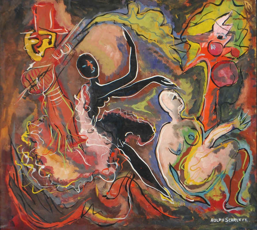 Abstract Painting di Rolph Scarlett - Il ballo