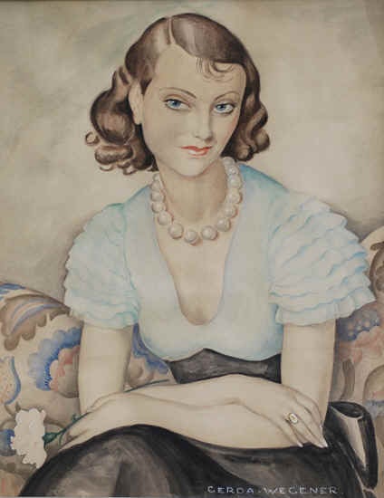 Gerda Wegener Interior Painting - La Sophisticate