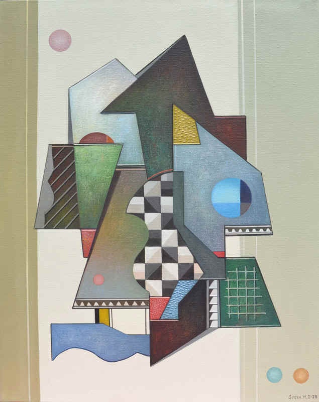 Maurice Green Abstract Painting - Ascension