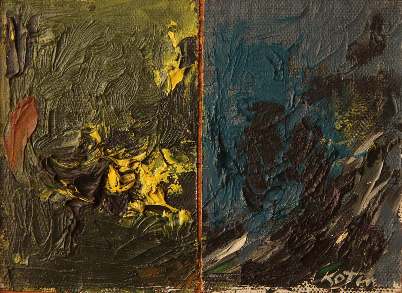 Albert Kotin Abstract Painting - Untitled