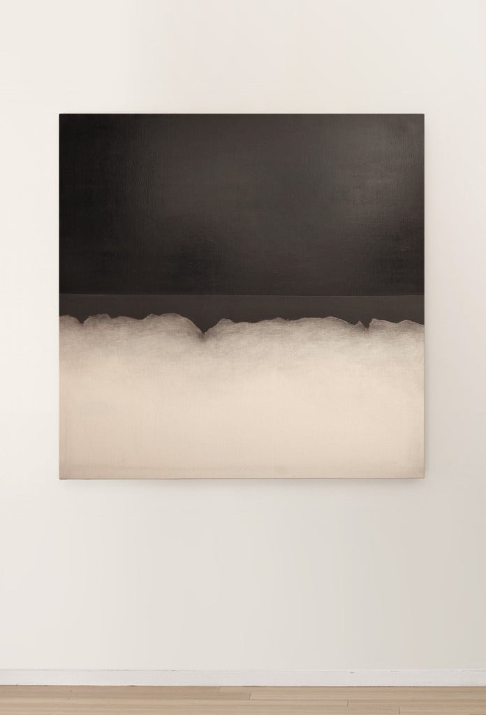 David R. Prentice Abstract Painting - Black Thing III