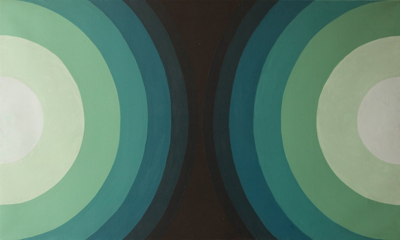 Mac Wells Abstract Painting - Convergenece